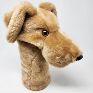 Daphne's Dog Driver Golf Headcover - Yellow Labrador Hound USA Made EUC